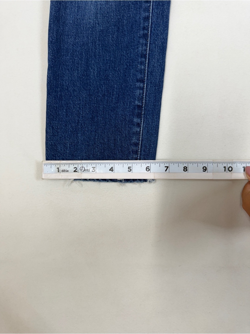 Madewell Womens The Perfect Vintage Crop Jean Blue Size 25 Distressed High Rise - Picture 8 of 9